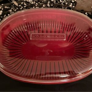 KitchenAid Red 9x14 inches - 3 Piece Veggie Steamer